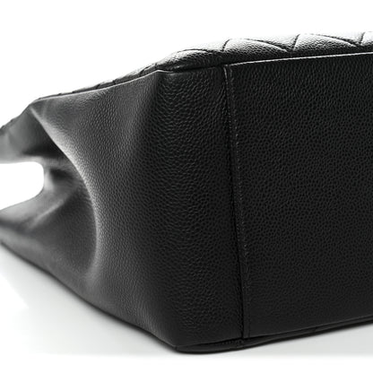 Chanel Caviar Quilted Grand Shopping Tote GST Black 9 of 10