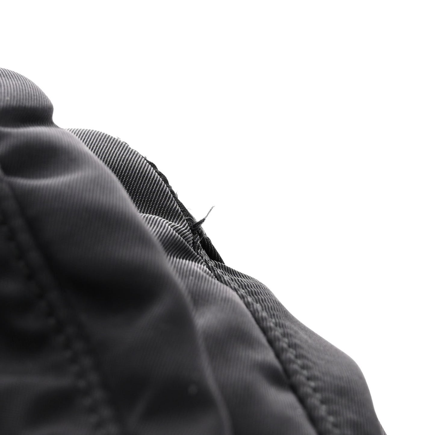 Tessuto Nylon Saffiano Messenger Bag Black