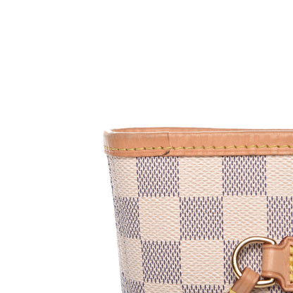 Louis Vuitton Damier Azur Neo Neverfull MM Rose Ballerine 13 of 15
