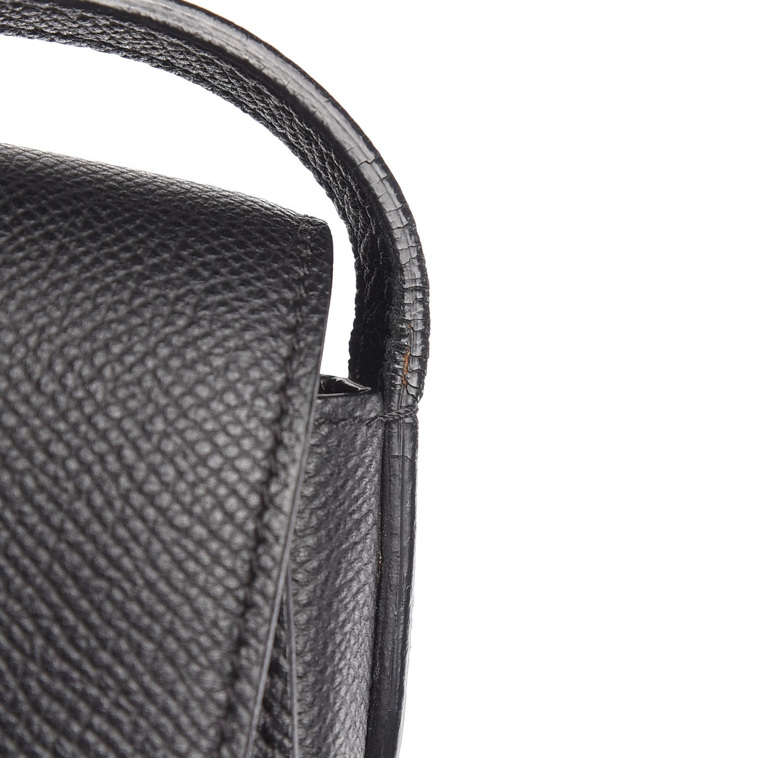 Celine Grained Calfskin Small Trotteur Black 10 of 11
