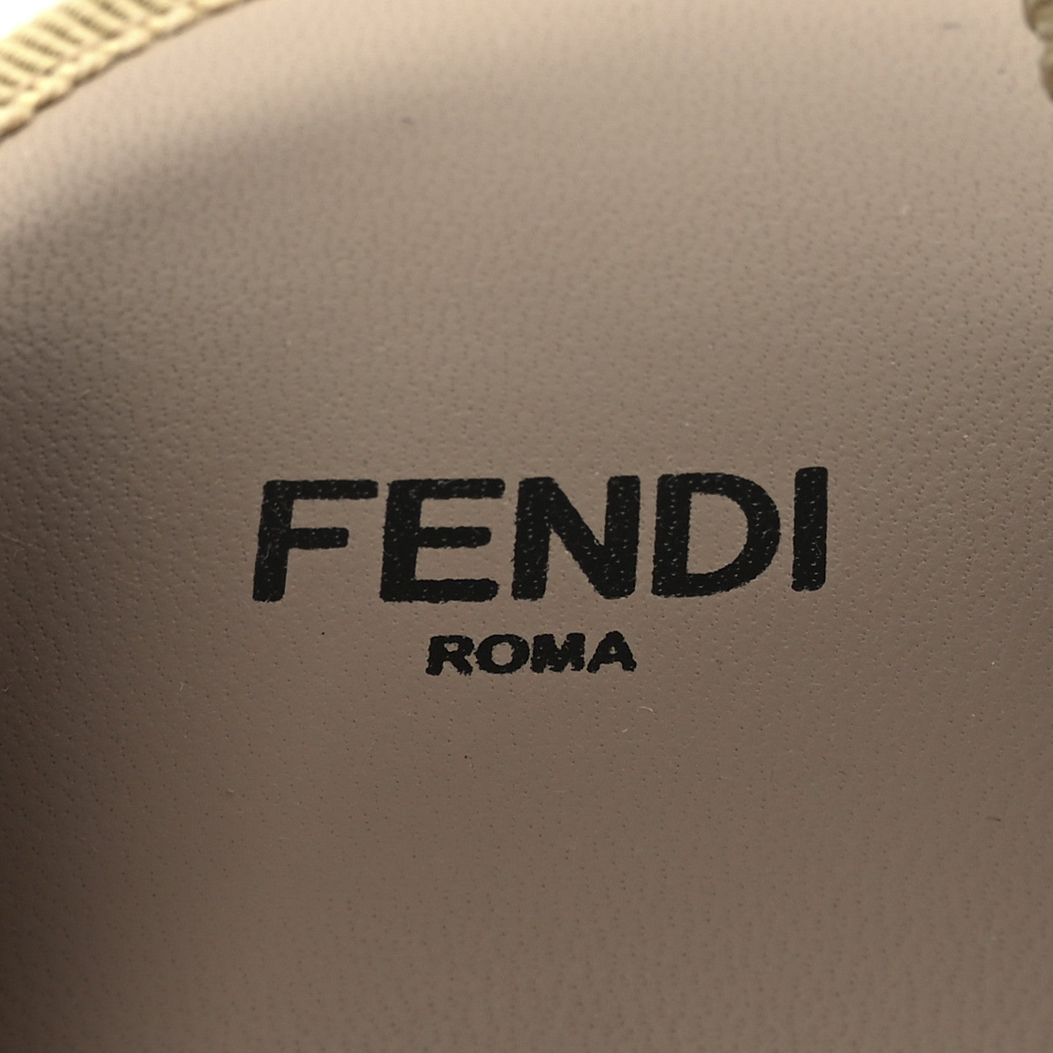 Fendi Canvas FF Embroidered Roma Ankle Wrap Wedge Espadrilles 40 Natural 9 of 12