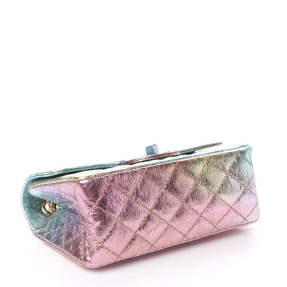 Chanel Metallic Goatskin Quilted Mini 2.55 Reissue Flap Multicolor 4 of 11