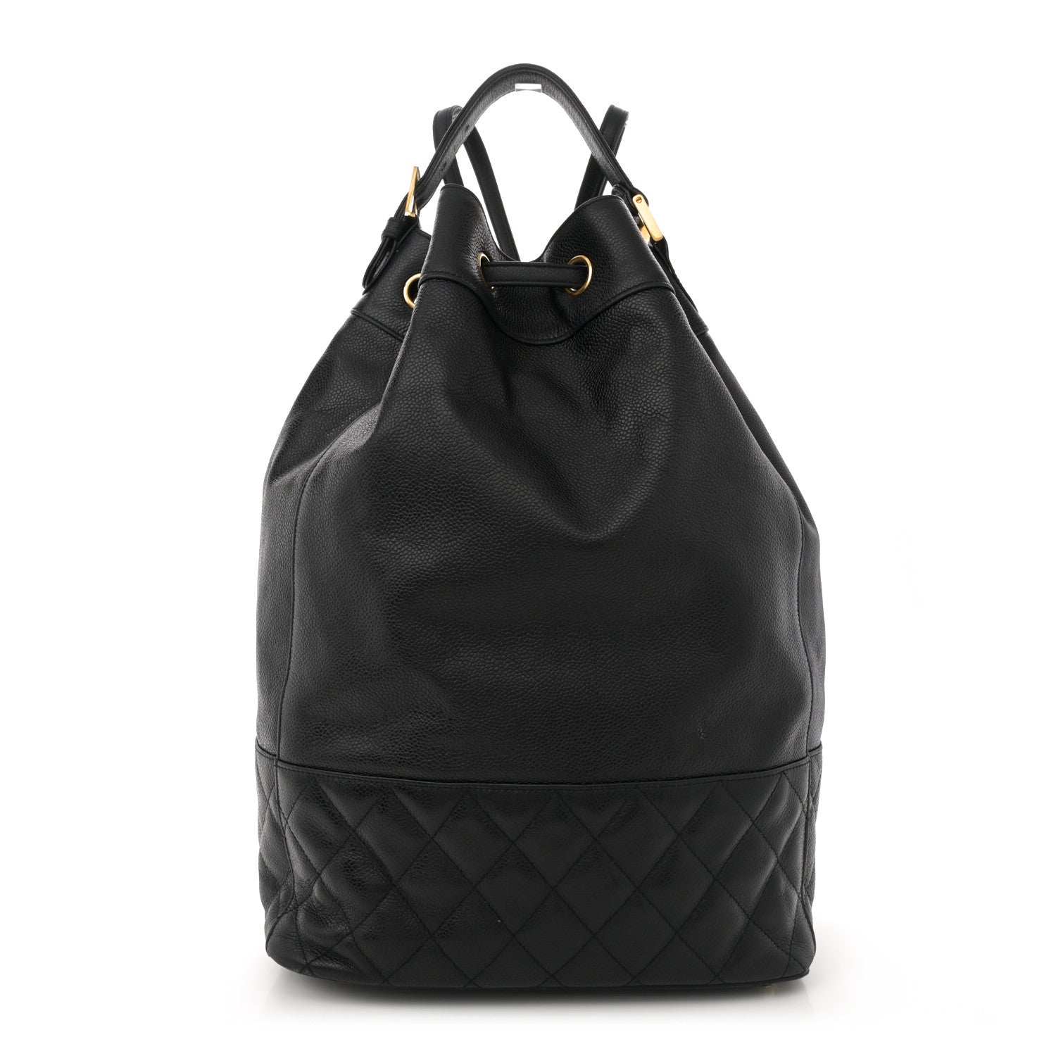 Chanel Caviar Quilted Drawstring Backpack Black 1 of 15