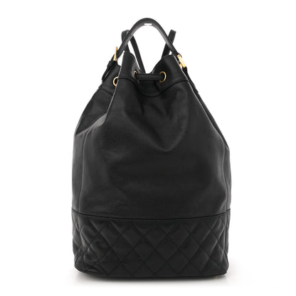 Chanel Caviar Quilted Drawstring Backpack Black 1 of 15