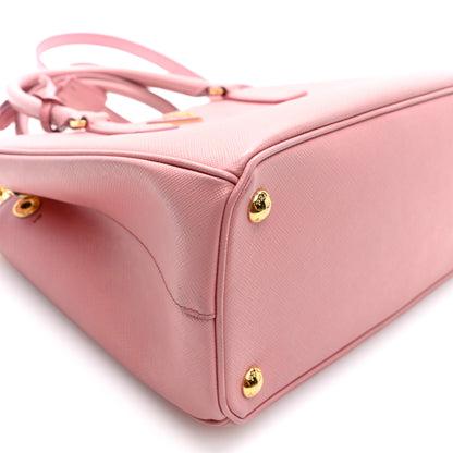 Prada Saffiano Mini Galleria Double Zip Tote Orchidea 8 of 9