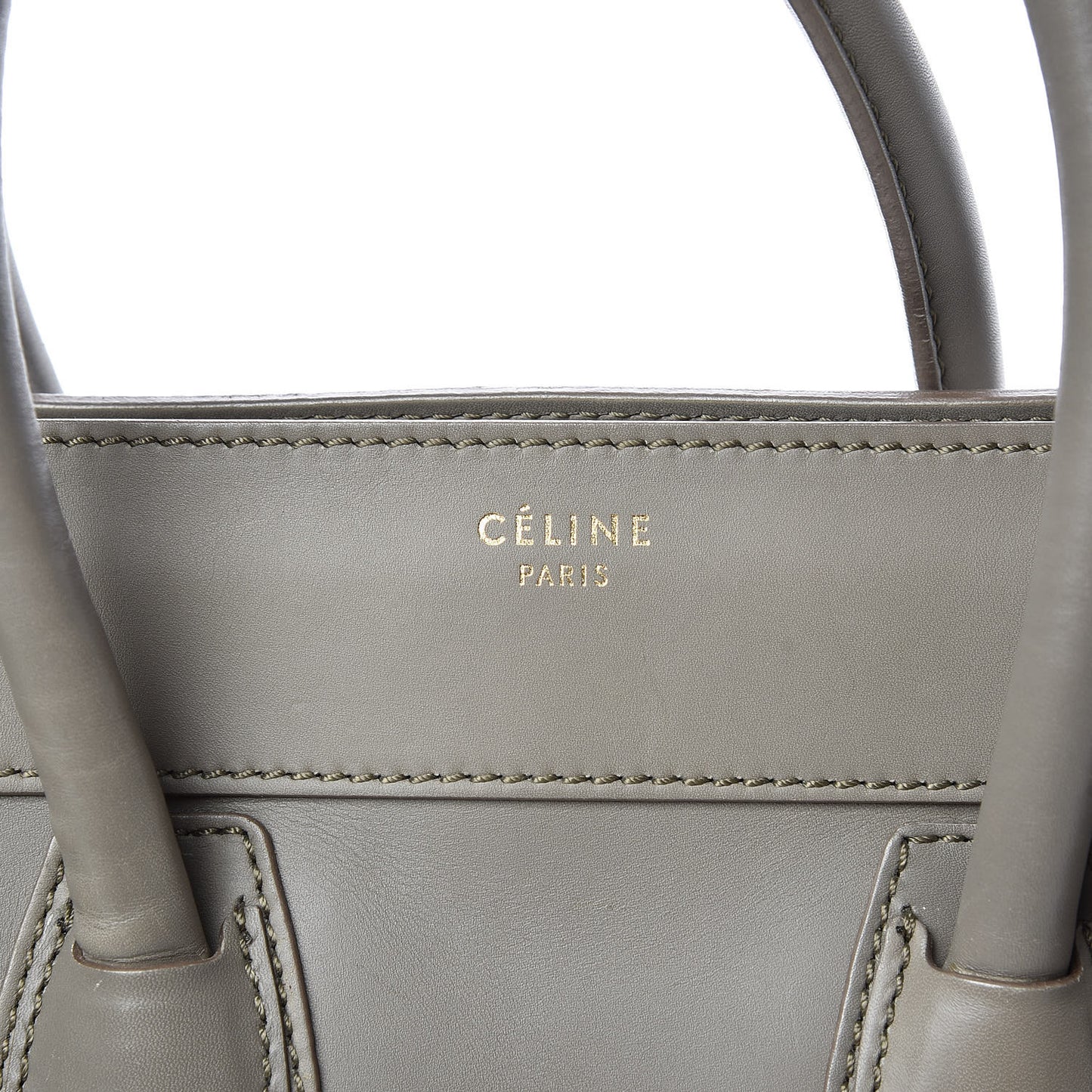 Smooth Calfskin Mini Luggage Grey