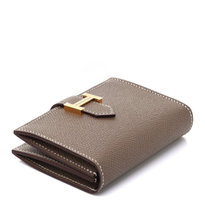 Hermes Epsom Bearn Card Holder Wallet Etoupe 4 of 8