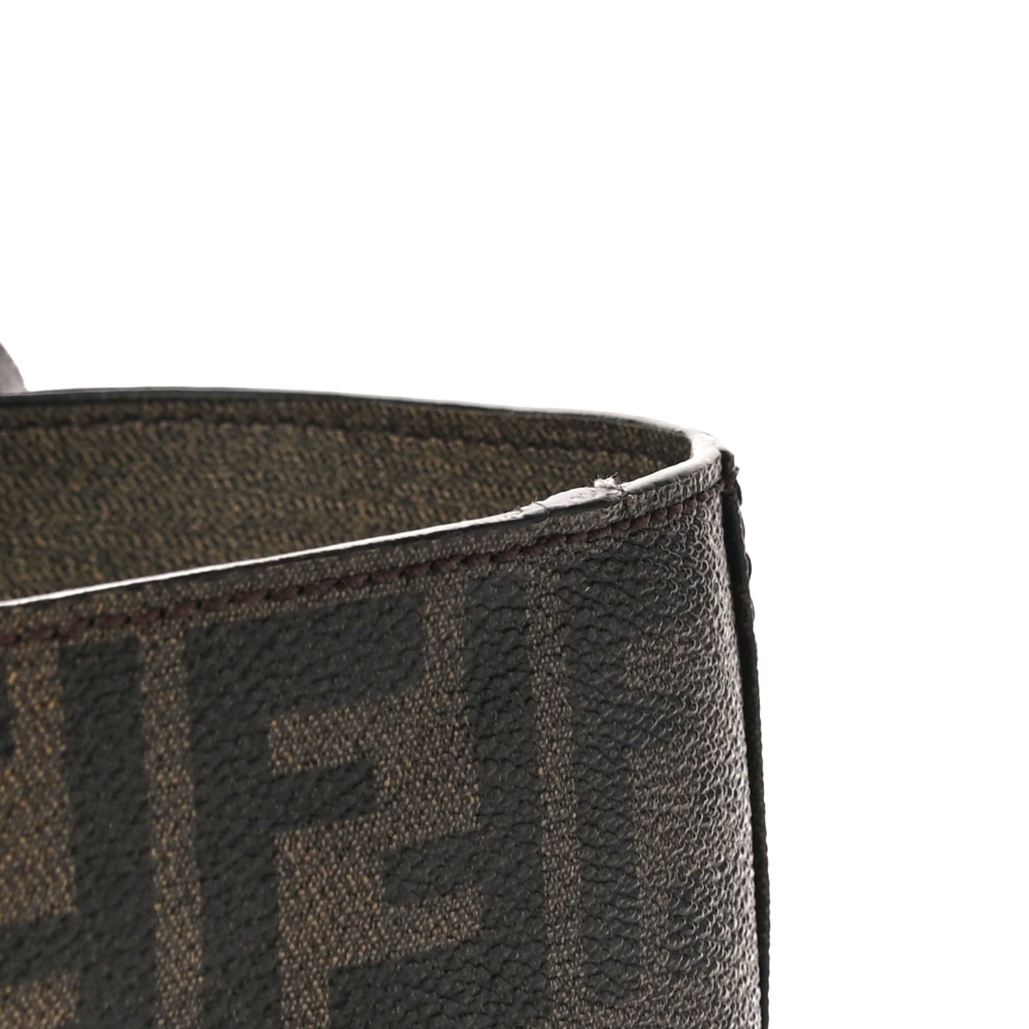 Fendi Zucca Spalmati Small Roll Tote Tobacco Moro 11 of 12
