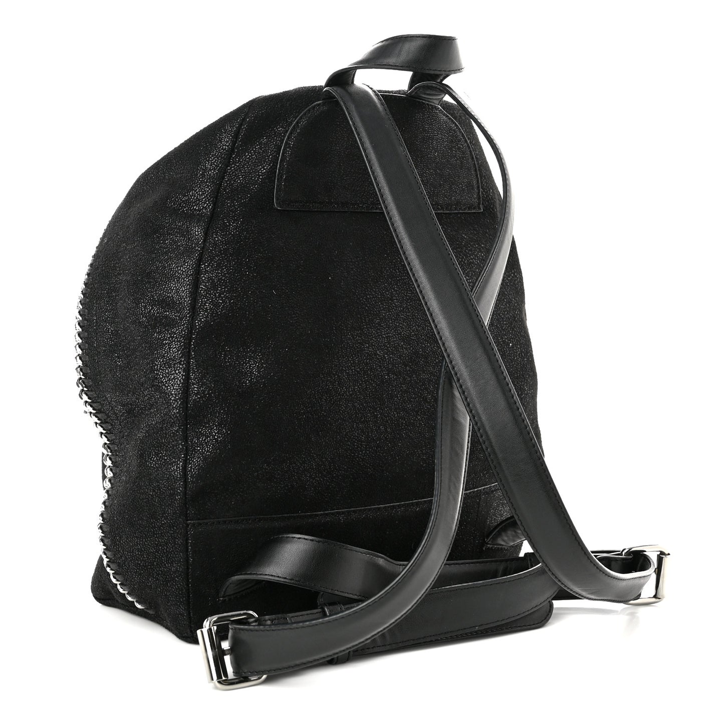 Shaggy Deer Small Falabella Backpack Black