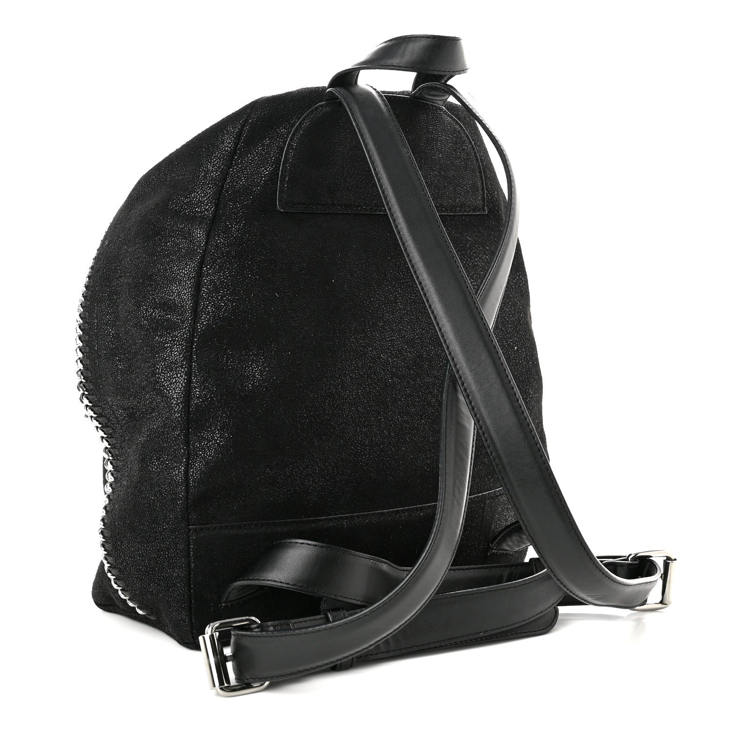 Stella McCartney Shaggy Deer Small Falabella Backpack Black 3 of 10