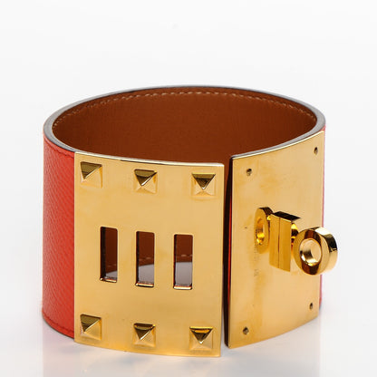 Hermes Epsom Extreme Kelly Bracelet S Orange Poppy 4 of 6