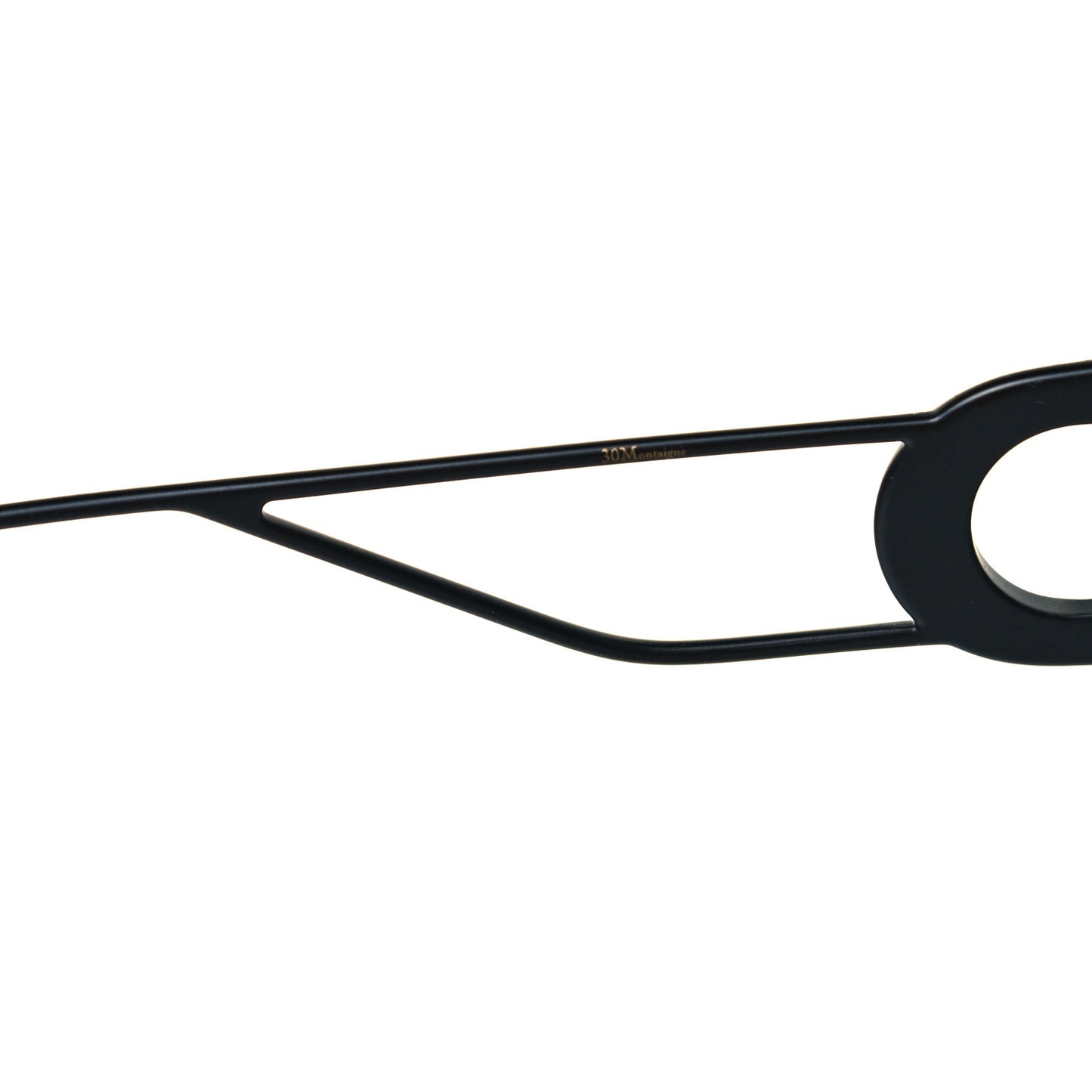 Square 30 Montaigne Sunglasses Black