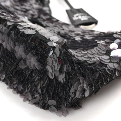 Prada Sequin Mini Re-Edition 2000 Bag Black 8 of 8
