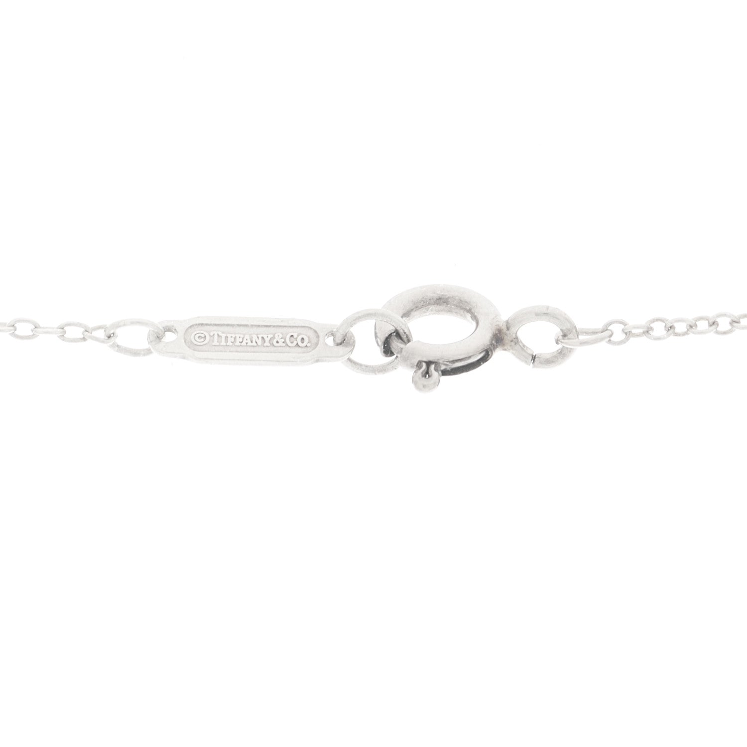 Tiffany Sterling Silver Peace Pendant Necklace 3 of 5