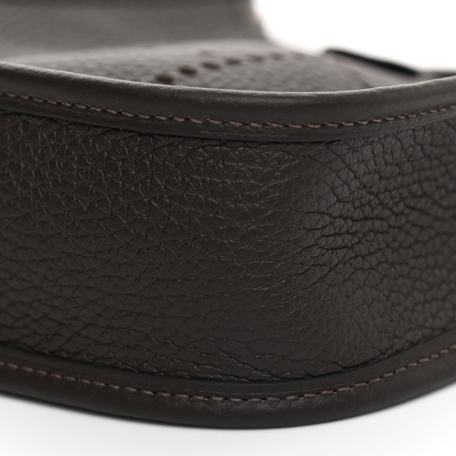 Hermes Taurillon Clemence Evelyne TPM Chocolate 19 of 21