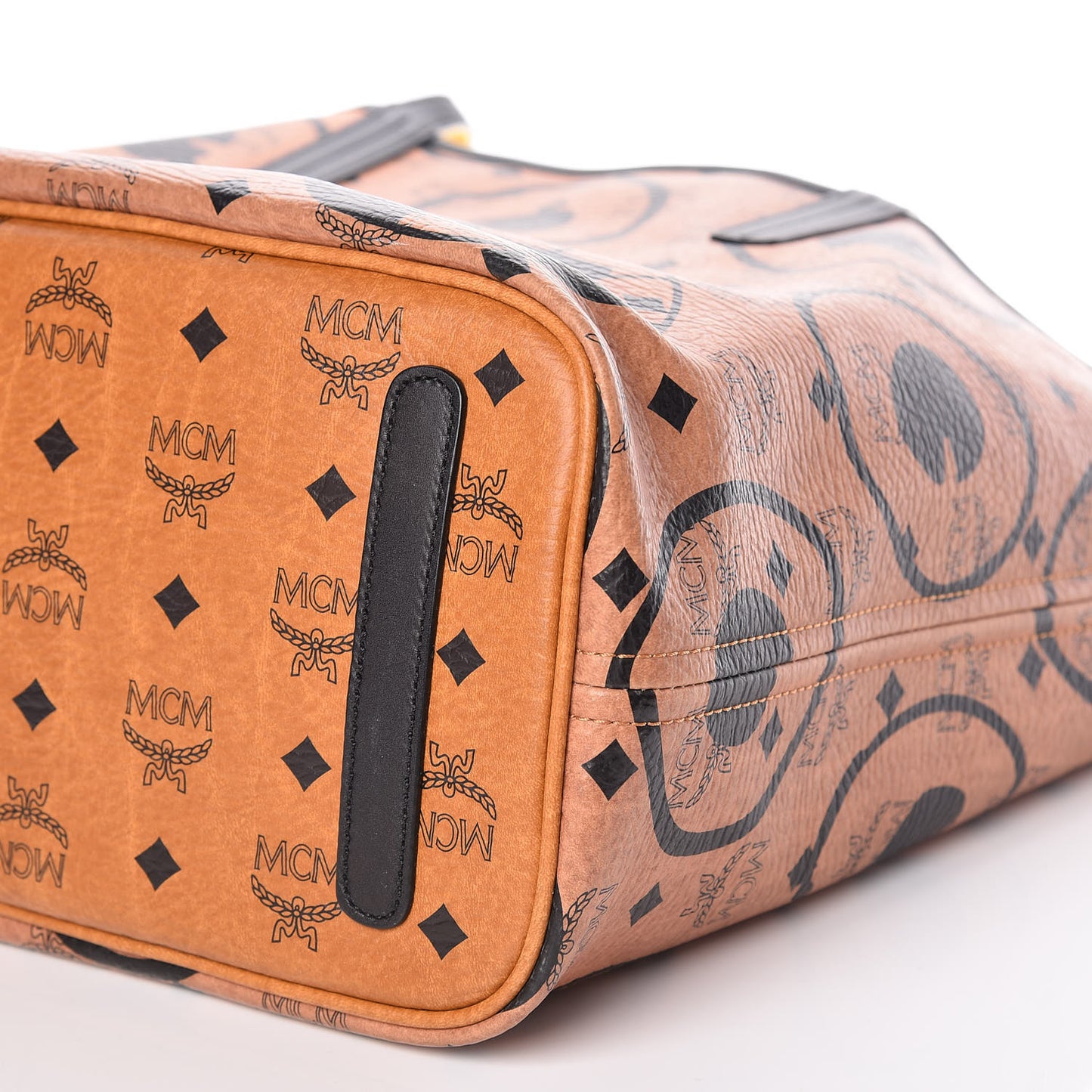 Visetos Soccer Medium Shopper Tote Cognac