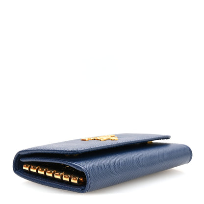 Prada Saffiano Fiocco 6 Key Holder Bluette 4 of 8