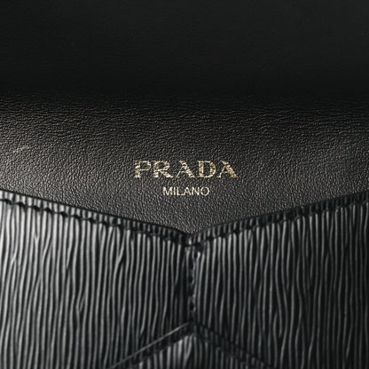 Prada Vitello Move Envelope Wallet Black 6 of 6