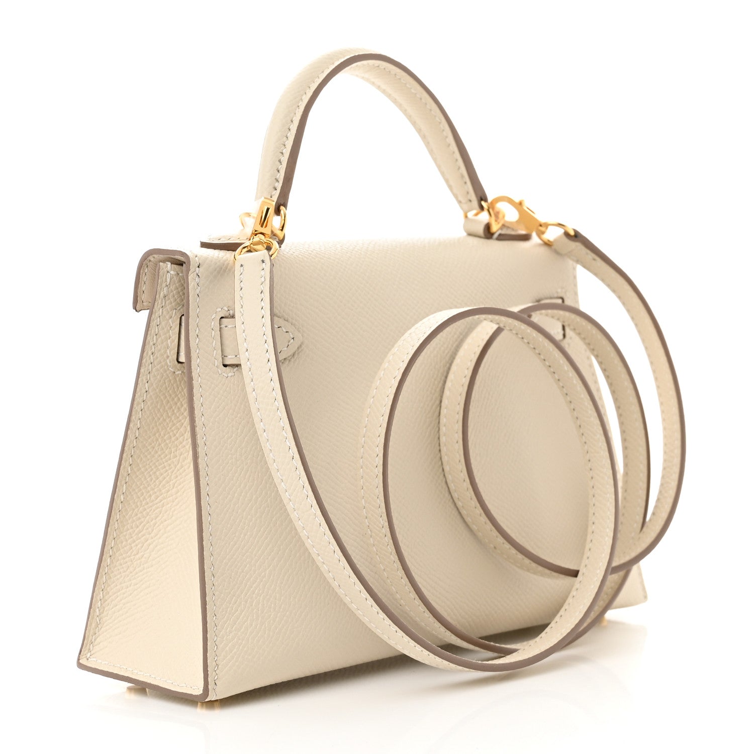 Hermes Epsom Mini Kelly Sellier 20 Craie 3 of 10