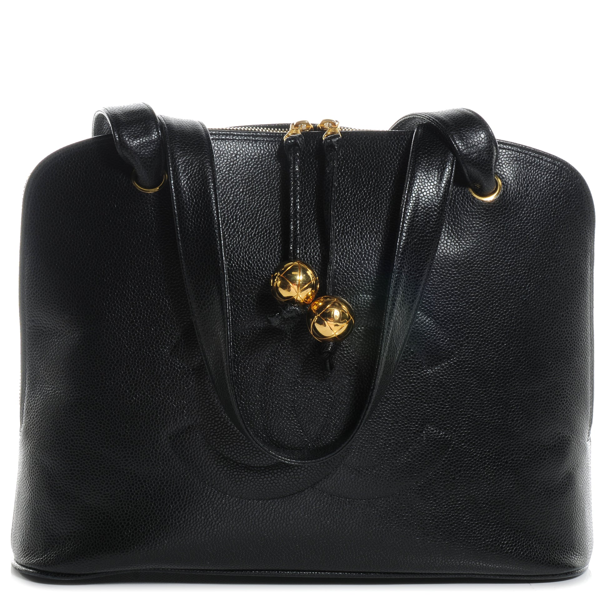 Chanel Caviar CC Shoulder Bag Black 1 of 8