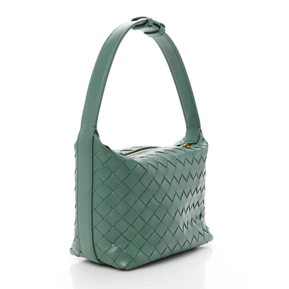 Bottega Veneta Calfskin Nappa Intrecciato Mini Wallace Aloe 5 of 21