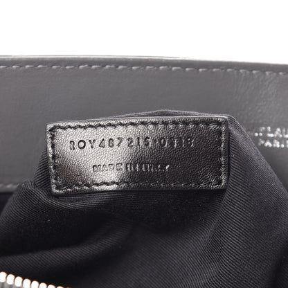 Saint Laurent Calfskin Y Quilted Monogram Large Loulou Chain Satchel Earth 8 of 12