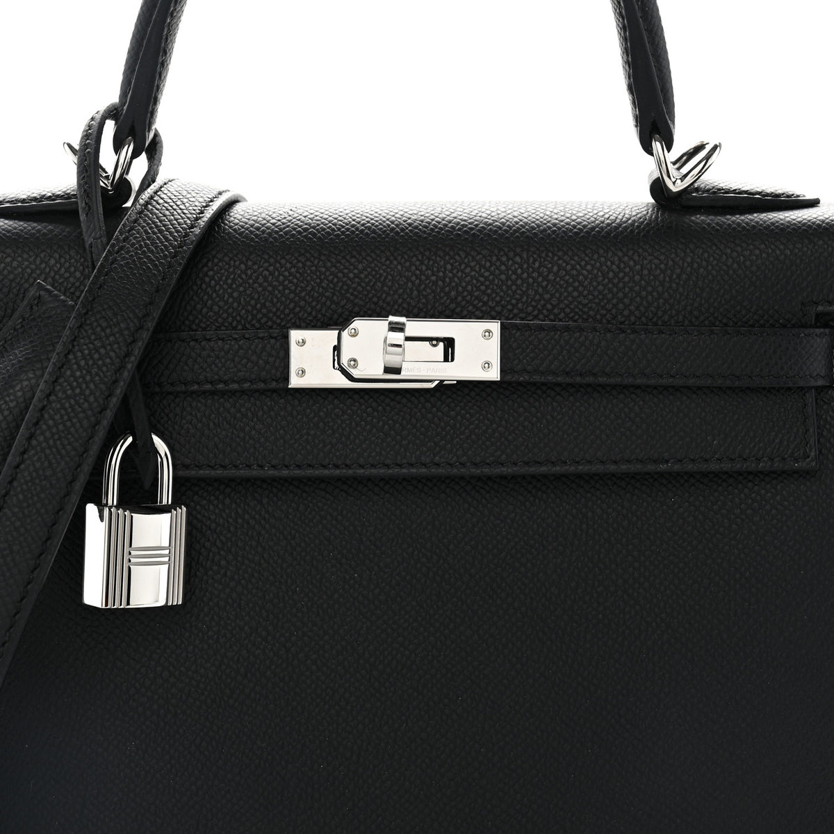 Hermes Epsom Kelly Sellier 25 Black 8 of 11