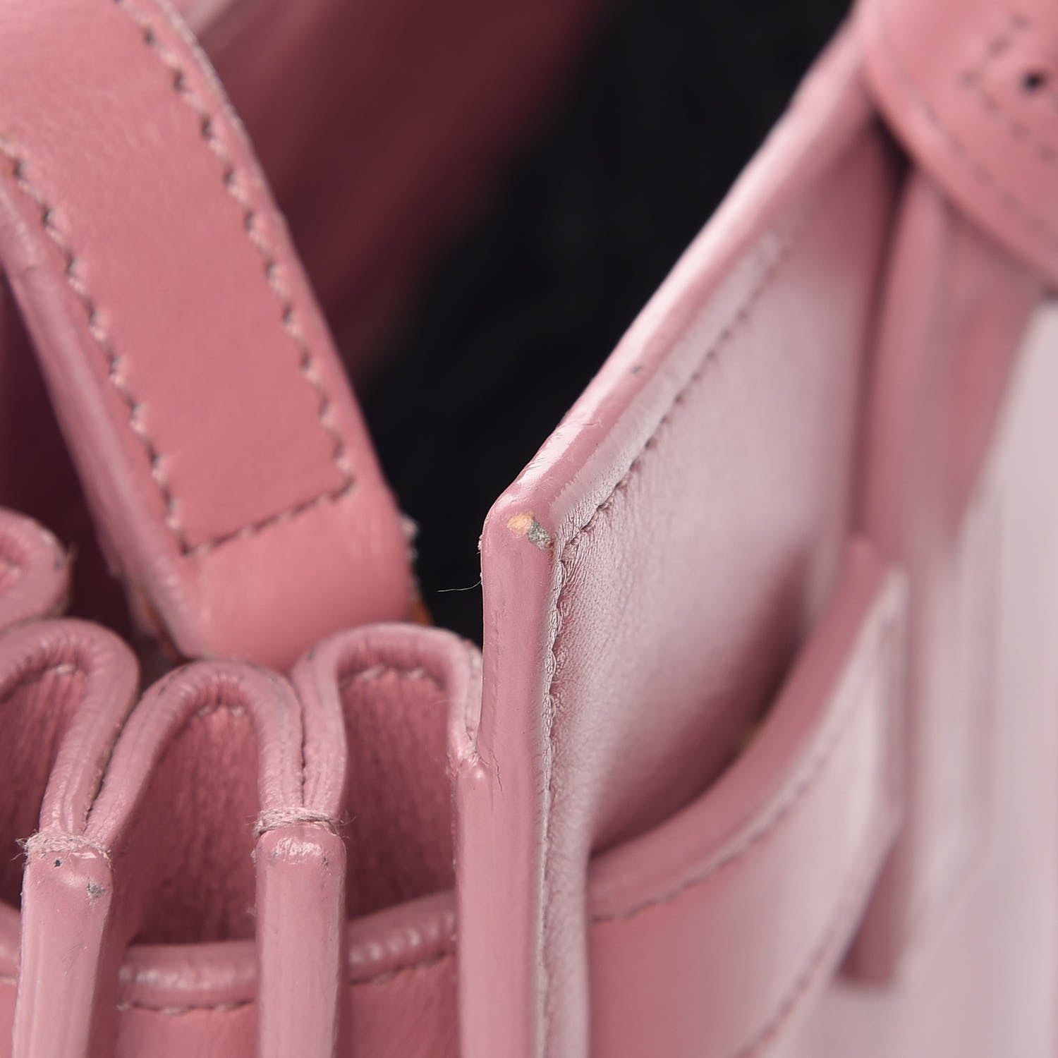 Saint Laurent Calfskin Nano Sac De Jour Rose Dark 22 of 28
