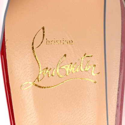 Christian Louboutin Kid PVC Djalouzi 100 Pumps 39 Black 7 of 9