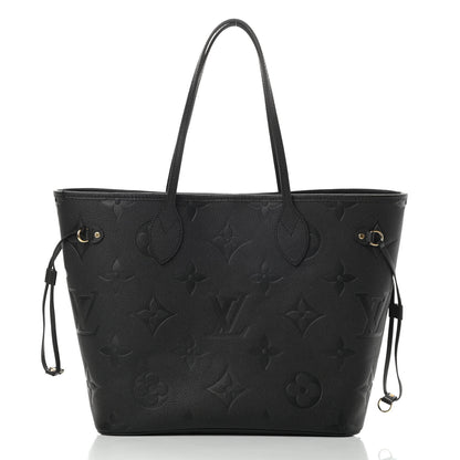 Louis Vuitton Empreinte Monogram Giant Neverfull MM Black 3 of 12