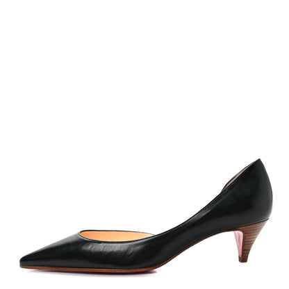 Christian Louboutin Kid Sixties 45 Pumps 36.5 Black 1 of 8