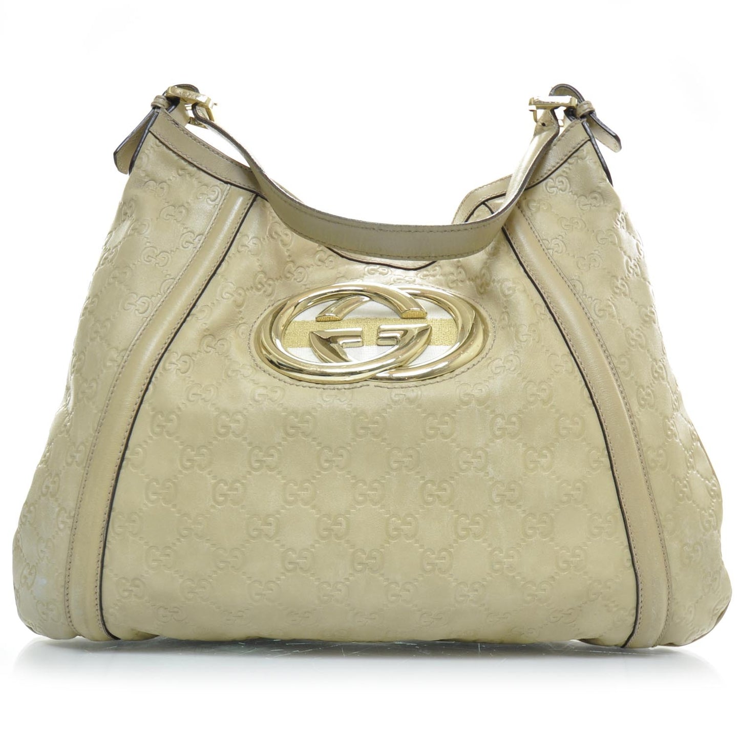 Guccissima Britt Shoulder Bag Beige
