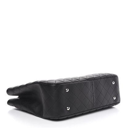 Chanel Calfskin Quilted Large Classic Shopping Tote Black 4 of 10