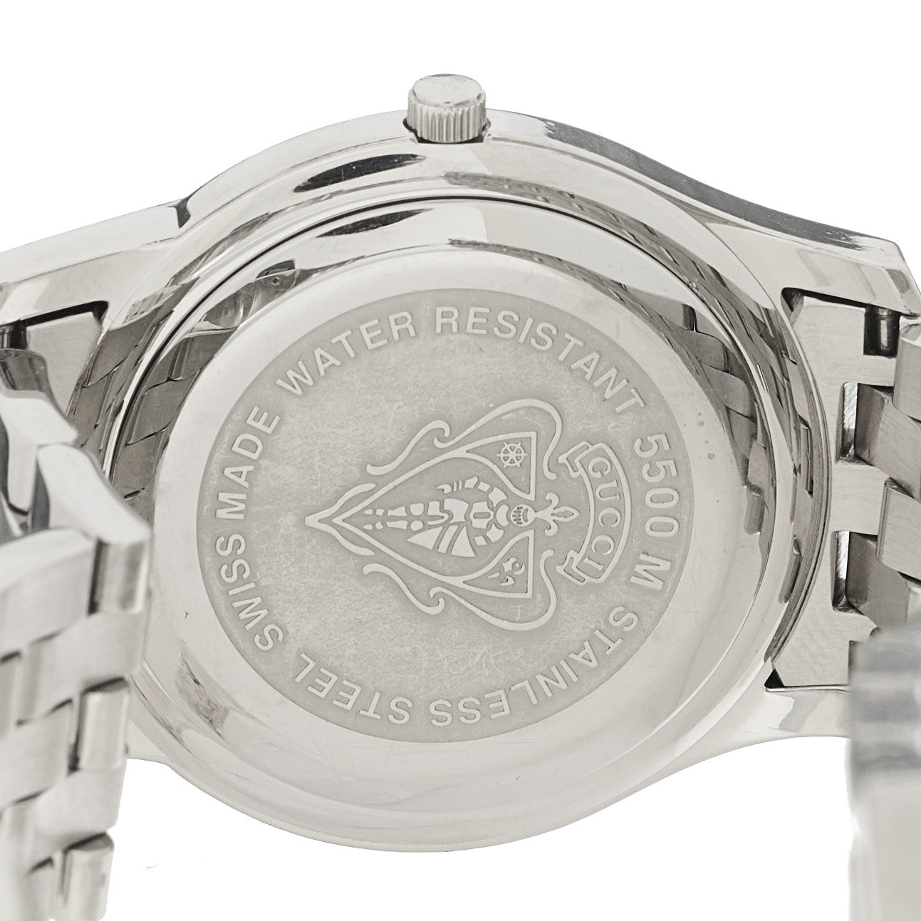 Stainless Steel 35mm 5500M Quartz Watch Black