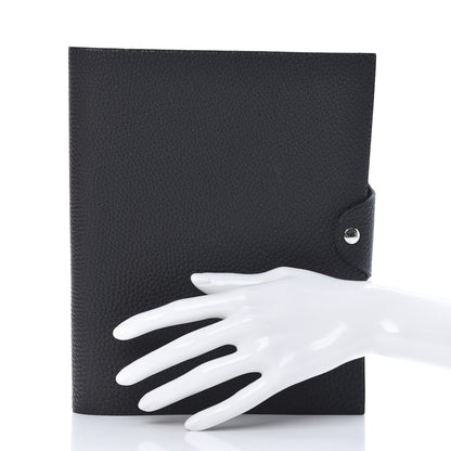 Hermes Togo Ulysse MM Notebook Cover Black 2 of 9
