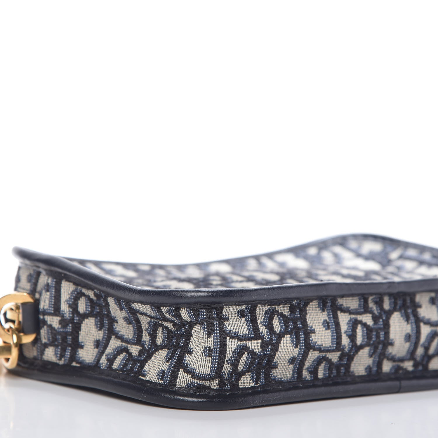 Christian Dior Oblique Diorquake Clutch Blue 6 of 8