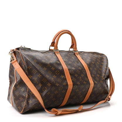 Louis Vuitton Monogram Keepall Bandouliere 55 2 of 9