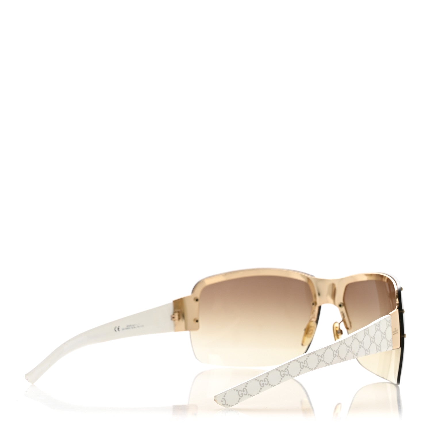 Gucci Studded Sunglasses 1819S White 1851920 – FASHIONPHILE
