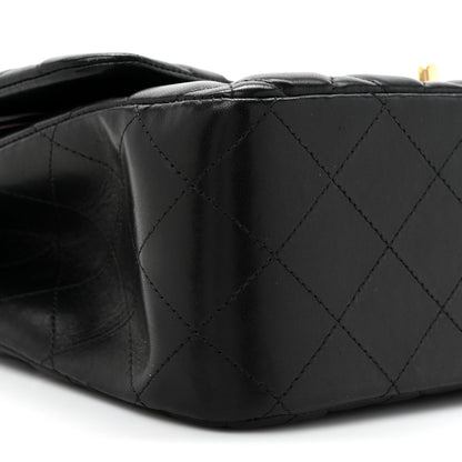 Chanel Lambskin Quilted Jumbo Double Flap Black 10 of 12