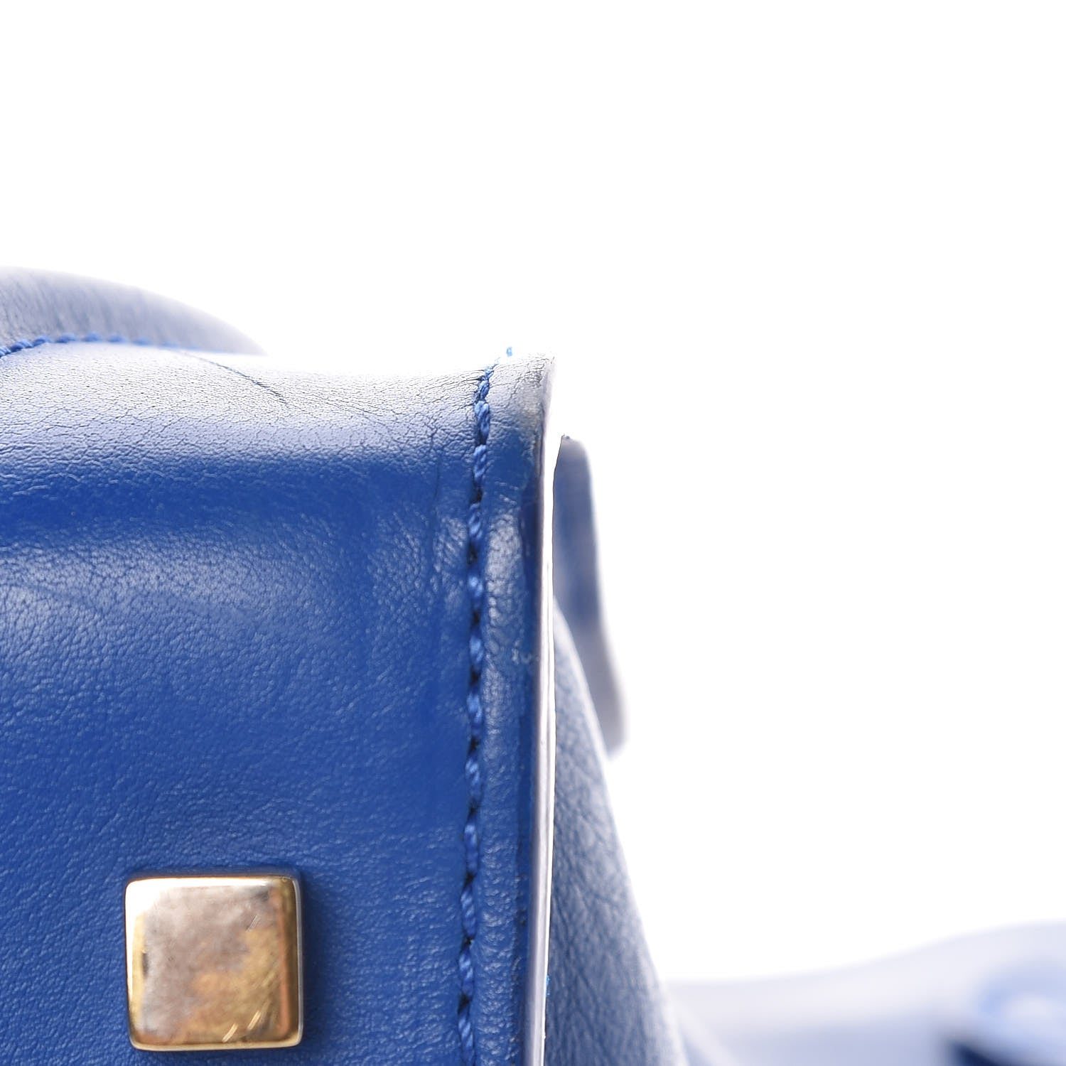 Celine Smooth Calfskin Mini Luggage Royal Blue 14 of 15