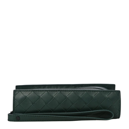 Bottega Veneta Nappa Maxi Intreccio Wristlet Pouch 1 of 19