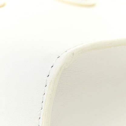 Celine Smooth Calfskin Cuir Triomphe Shoulder Bag White 10 of 21