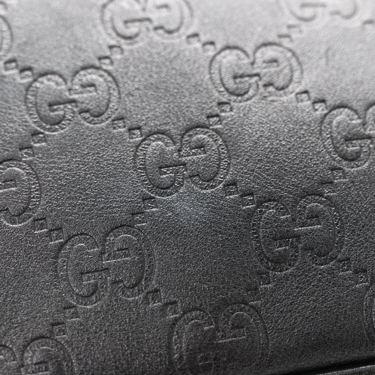 Guccissima GG Messenger Bag Black