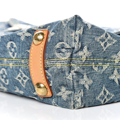 Louis Vuitton Denim Baggy GM Blue 6 of 8
