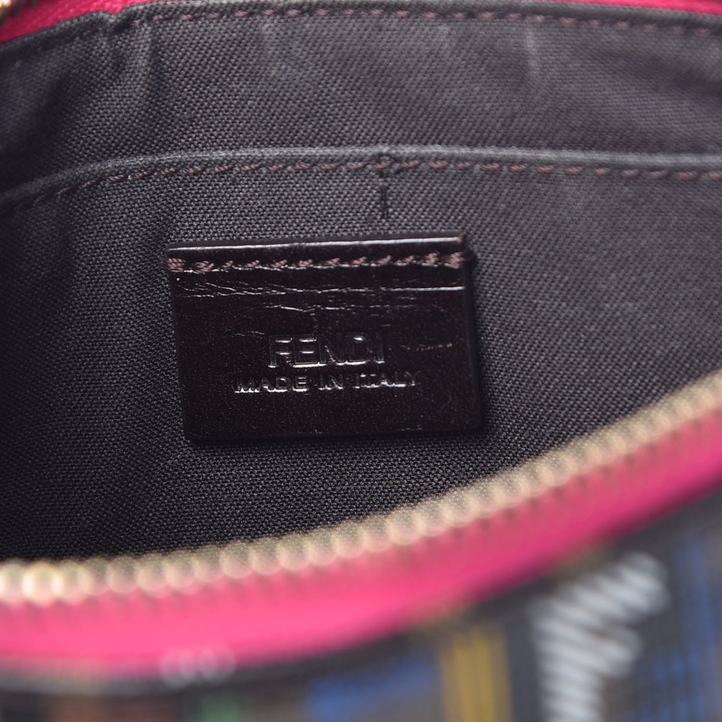 Zucchino Spalmati FF Multicolor Pochette Tobacco Multicolor Fuchsia