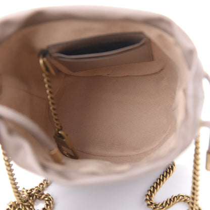Gucci Calfskin Matelasse Mini GG Marmont 2.0 Bucket Bag Porcelain Rose 5 of 10