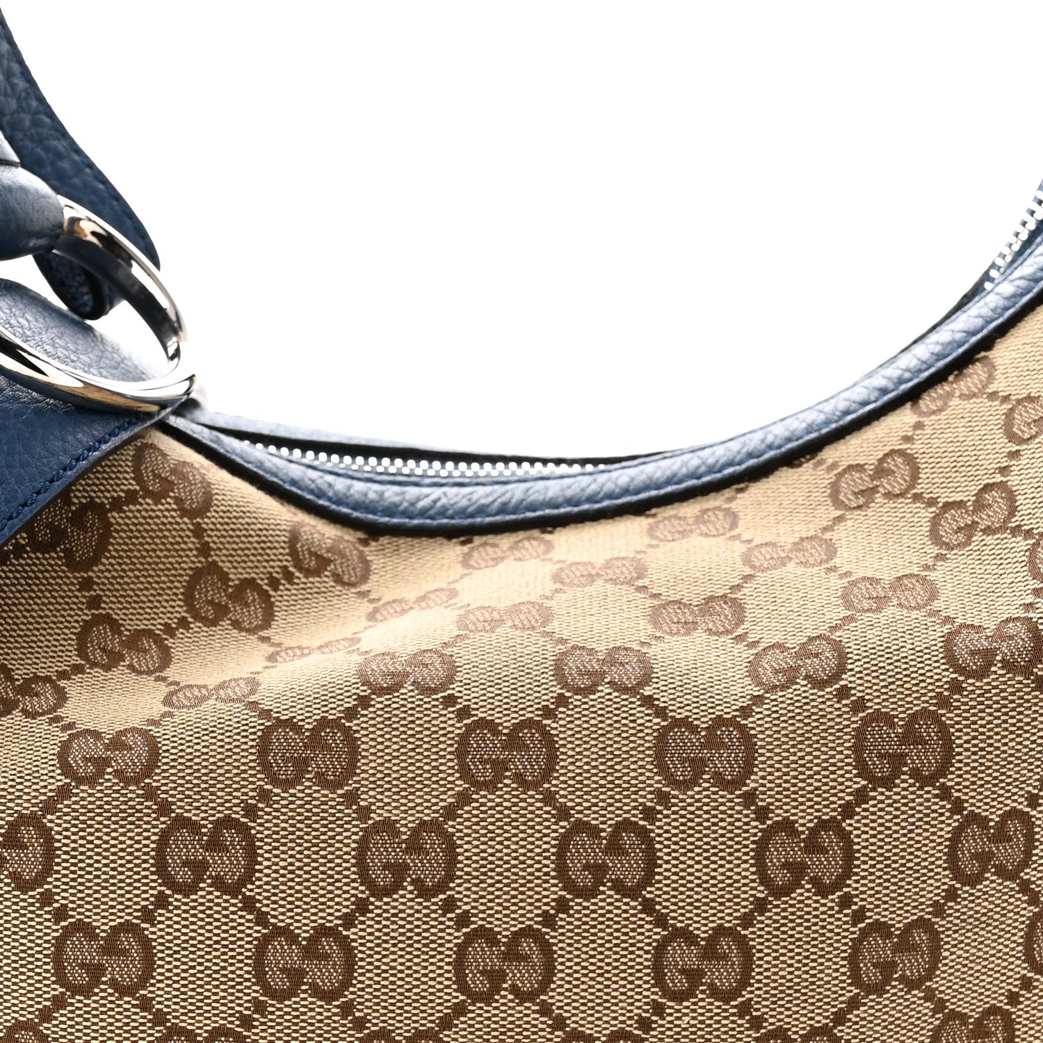 Gucci Monogram Medium Icon Bit Hobo Turquoise 8 of 11