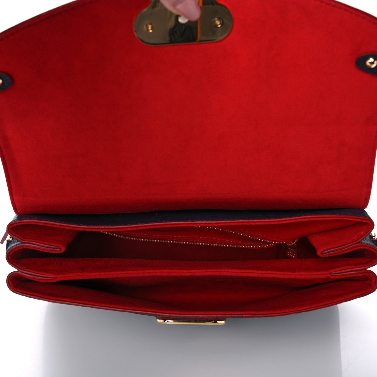 Louis Vuitton Empreinte Georges MM Marine Rouge 5 of 11