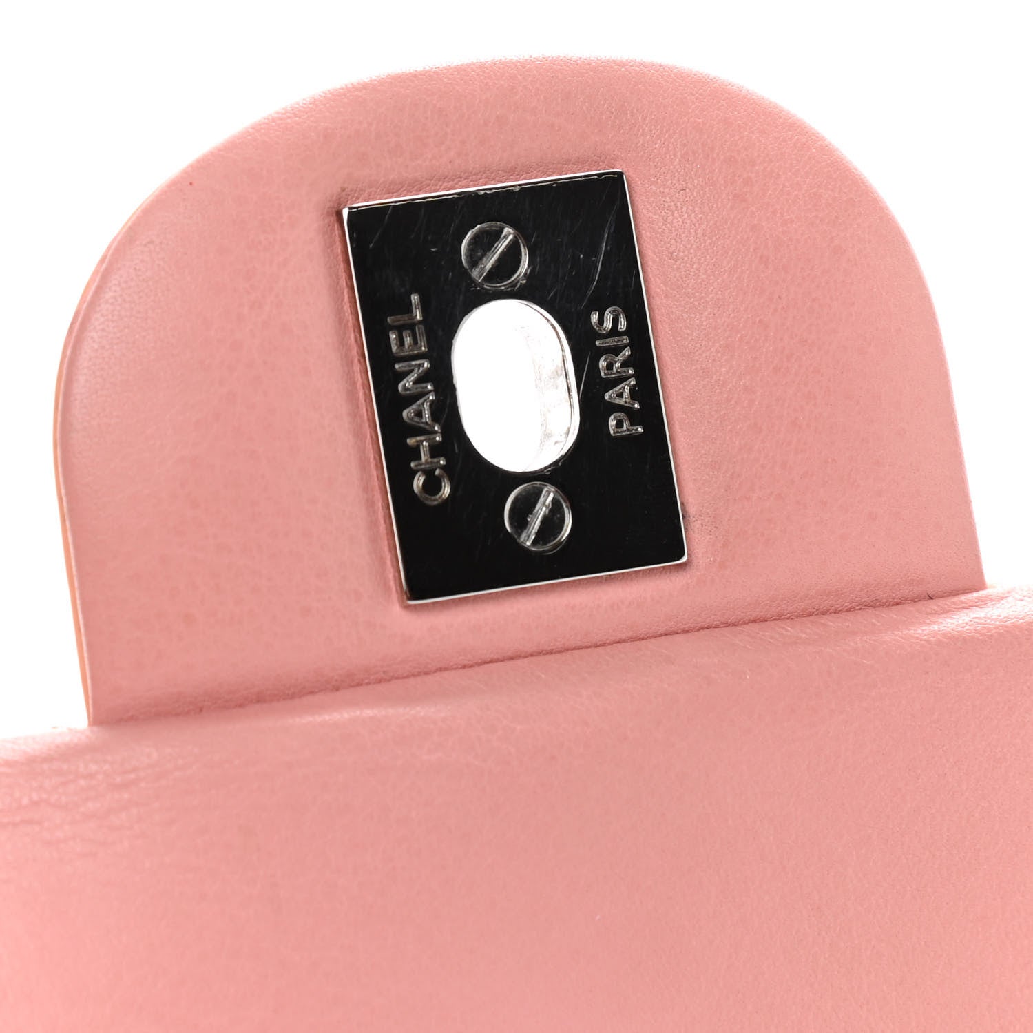 Chanel Patent Calfskin Quilted Mini Rectangular Flap Light Pink 12 of 13