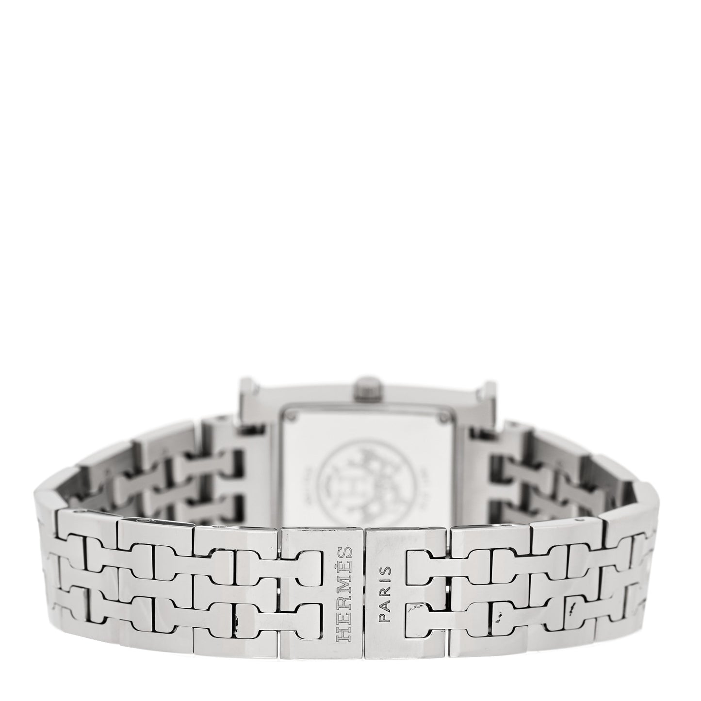 Stainless Steel Diamond Mother of Pearl 21mm Heure H Hour Quartz Watch